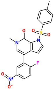 (image for) MC004673 4-(2-Fluoro-5-nitrophenyl)-6-methyl-1-tosyl-1H-pyrrolo[2,3-c]-pyridin-7(6H)-one
